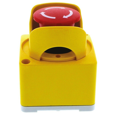 ABB 1SFA Series Twist Release Emergency Stop Push Button, Surface Mount, 2NC, IP66, IP67, IP69K