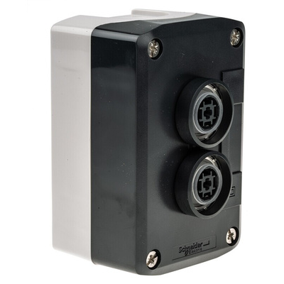 Schneider Electric Spring Return Push Button Control Station, Polycarbonate, Green, Red, I/O, IP66, IP67, IP69K