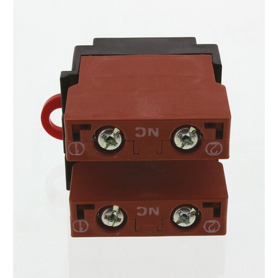 Omron A22E Series Twist Release Emergency Stop Push Button, Panel Mount, 2NC, IP65