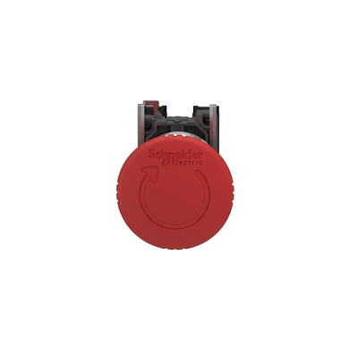 Schneider Electric Harmony XB4 Series Twist Release Emergency Stop Push Button, Panel Mount, 22mm Cutout, 2NC, IP66,