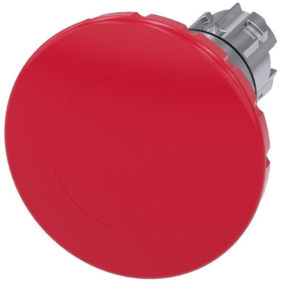 Siemens 3SU1 Series Twist Release Emergency Stop Push Button, Panel Mount, 22mm Cutout
