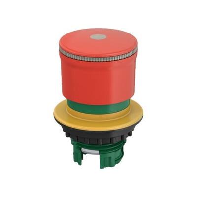 Eaton Pull Release Illuminated Emergency Stop Push Button, Panel Mount, 22mm Cutout, IP65, IP66, IP69