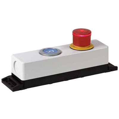 Eaton Twist Release Illuminated Emergency Stop Push Button, Panel Mount, 22mm Cutout, IP65, IP66, IP69
