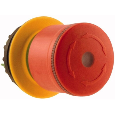 Eaton Twist Release Illuminated Emergency Stop Push Button, Panel Mount, 22mm Cutout, IP65, IP66, IP69