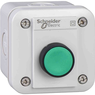 Schneider Electric Light Grey ABS XAL Empty Control Station - 1 Hole 22mm Diameter