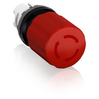 ABB Twist Release Emergency Stop Push Button, Panel Mount, 30mm Cutout