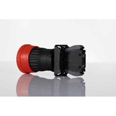 RS PRO Twist Release Emergency Stop Push Button, Panel Mount, 22mm Cutout, 1NC, IP65