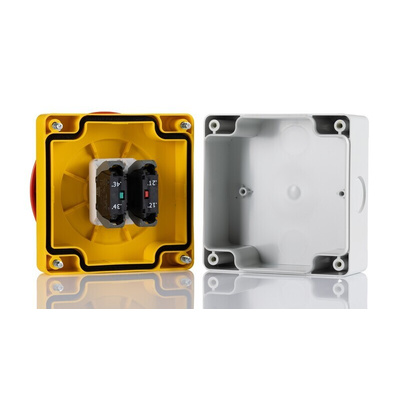 RS PRO Pull Release Emergency Stop Push Button, Surface Mount, 1 NO + 1 NC, IP65
