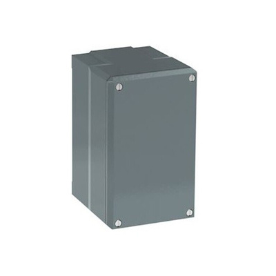 Grey Aluminium Modular Metal Push Button Enclosure -