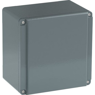 Grey Aluminium Modular Metal Push Button Enclosure -