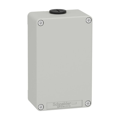 Schneider Electric Grey Die Cast Zinc XAPD Empty Control Station - Without Cutout Hole