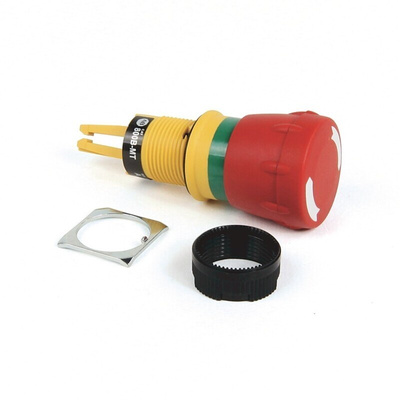Rockwell Automation 800B Series Emergency Stop Push Button, 16mm Cutout