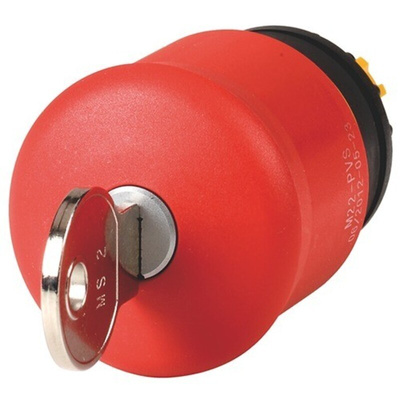 Eaton Moeller Series Key Release Emergency Stop Push Button, Panel Mount, 22.5mm Cutout, IP66, IP69K