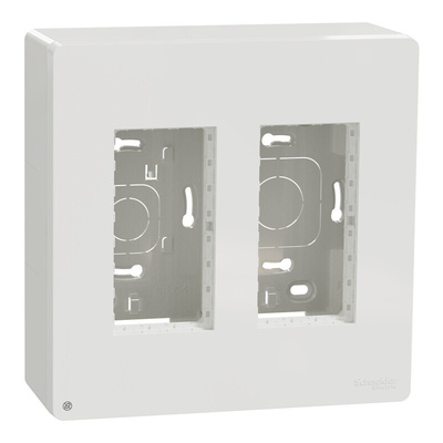 Schneider Electric White ABS New Unica Control Station Enclosure - 4 Hole