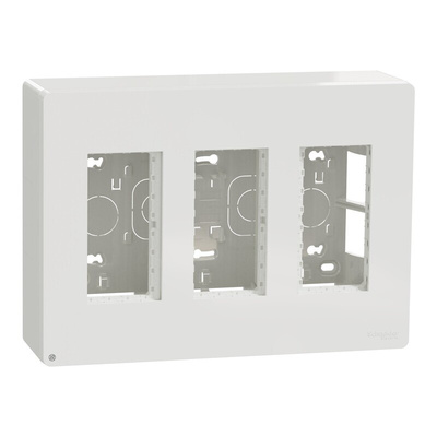 Schneider Electric White ABS New Unica Control Station Enclosure - 4 Hole