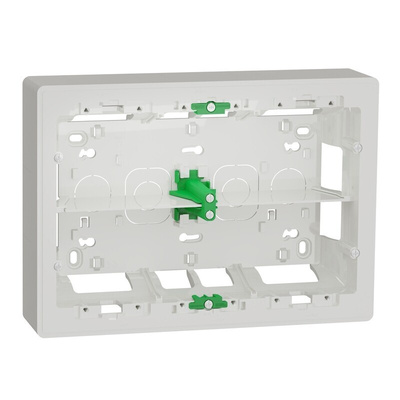 Schneider Electric White ABS New Unica Control Station Enclosure - 8 Hole