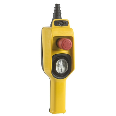 Schneider Electric Slow Break Push Button Control Station - 1 NC, 1 NO, Polypropylene, None Cutouts, Red, ARROWS, IP65