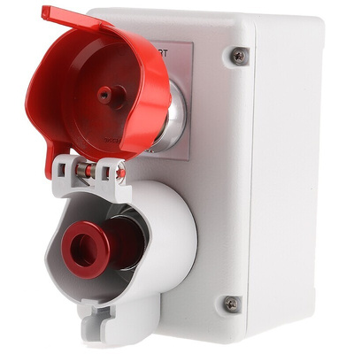 Craig & Derricott Momentary (Start), Pull to Reset (Stop) Push Button Control Station - SPDT, Die Cast Aluminium,