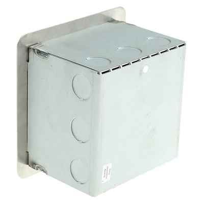 Craig & Derricott Stay Put Control Station Switch - SPDT, Stainless Steel, 9 Cutouts, Red, Emergency Stop, IP65