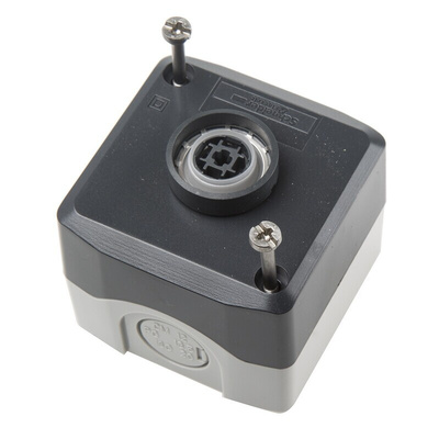 Schneider Electric Spring Return Enclosed Push Button - SPST, Polycarbonate, Red, O