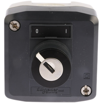 Schneider Electric Start-Stop Control Station Switch - SPST, Polycarbonate, I/O, IP66, IP67, IP69K