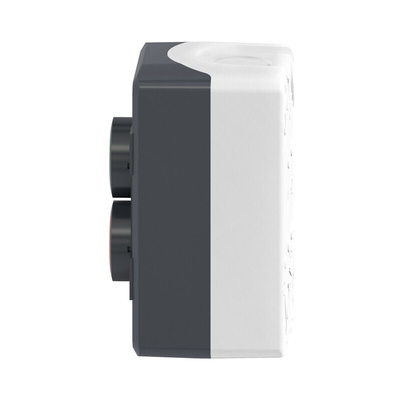 Schneider Electric Spring Return Enclosed Push Button - SPST, SPST, Polycarbonate, 2 Cutouts, Red/Green, I/O, IP66,