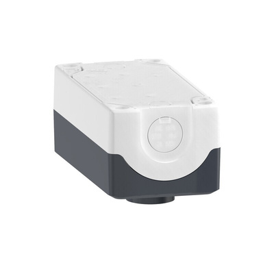 Schneider Electric Spring Return Enclosed Push Button - SPST, Polycarbonate, 3 Cutouts, Black, Red, White, Yes, IP66,