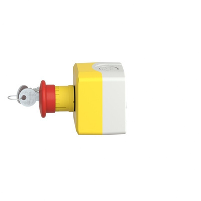 Schneider Electric Harmony XALK Series Key Release Emergency Stop Push Button, Surface Mount, 1NO + 2NC, IP66, IP67,