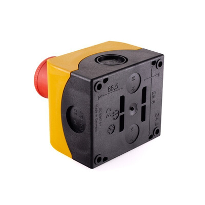 Eaton Pull Release Control Station Switch - SPDT, Plastic, 1 Cutouts, Red, Unmarked, IP66, IP69K