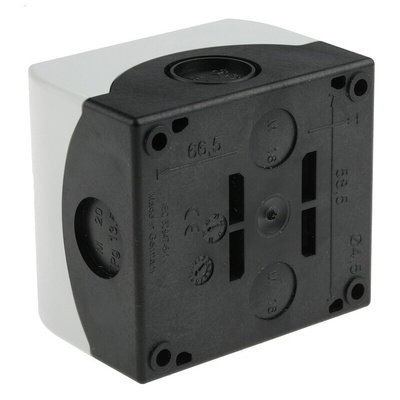 Eaton Momentary Enclosed Push Button - SPDT, Plastic, 1 Cutouts, Green, I, IP69K