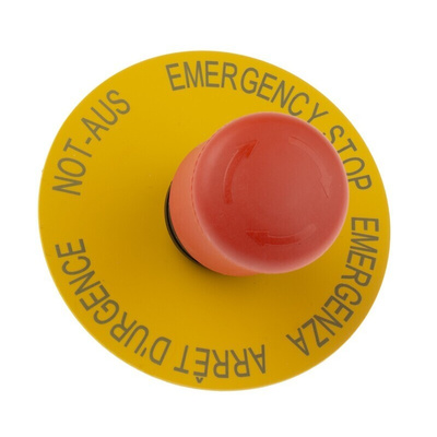 Eaton RMQ Titan M22 Series Turn to Release Emergency Stop Push Button, 22mm Cutout, IP69K