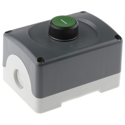 ABB Enclosed Push Button, Plastic, Green, IP66