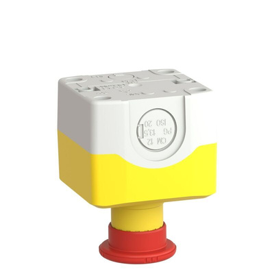 Schneider Electric Harmony XALK Series Twist Release Emergency Stop Push Button, Surface Mount, 40mm Cutout, SPDT,