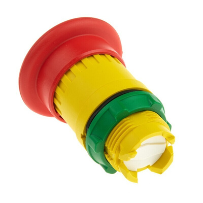 Schneider Electric Harmony XB5 Series Key Release Emergency Stop Push Button, Panel Mount, 22mm Cutout, SPDT