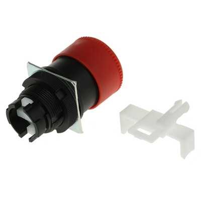 Omron A22E Series Twist Release Emergency Stop Push Button, Panel Mount, IP65