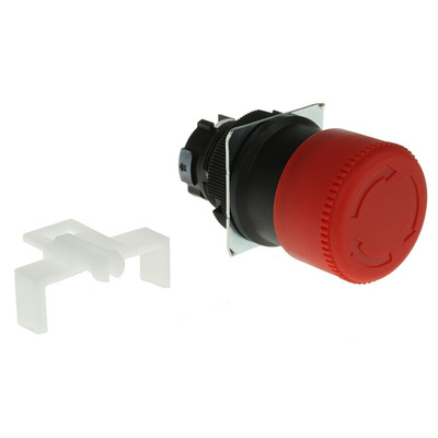 Omron A22E Series Twist Release Emergency Stop Push Button, Panel Mount, IP65
