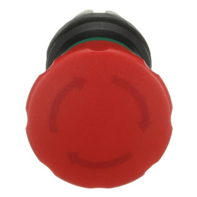 ABB 1SFA Series Twist Release Emergency Stop Push Button, Panel Mount, 22mm Cutout, IP66