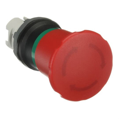 ABB 1SFA Series Twist Release Emergency Stop Push Button, Panel Mount, 22mm Cutout, IP66