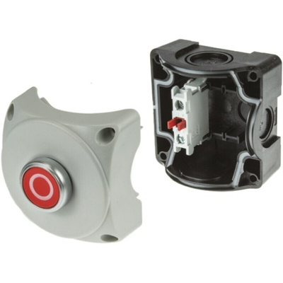 Lovato Push Push Control Station Switch, Red, O, IP66, IP67, IP69K