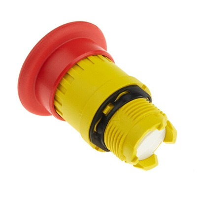 Schneider Electric Harmony XB5 Series Key Release Emergency Stop Push Button, Panel Mount, 22mm Cutout, 1NC