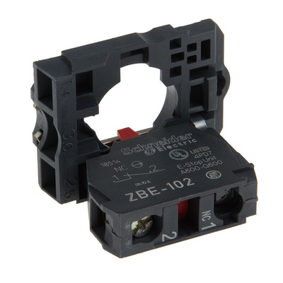 Schneider Electric Harmony XB5 Series Key Release Emergency Stop Push Button, Panel Mount, 22mm Cutout, 1NC