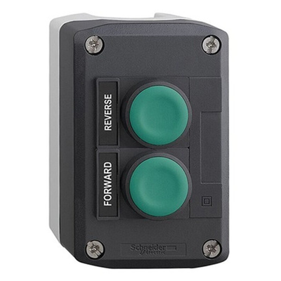 Schneider Electric Momentary Push Button Control Station, Polycarbonate, IP66, IP67, IP69K
