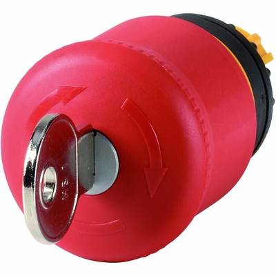Eaton Key Release Emergency Stop Push Button, Panel Mount, 22mm Cutout, IP66, IP69K