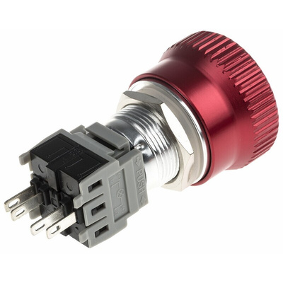 RS PRO Emergency Stop Push Button, Panel Mount, SPDT, IP65