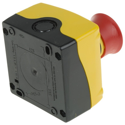 BACO LBX1 Series Pull Release Emergency Stop Push Button, Surface Mount, 2NC, IP66