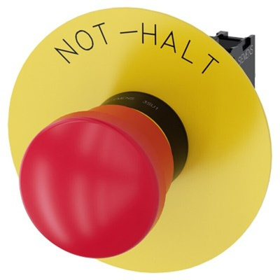 Siemens SIRIUS ACT Series Pull Release Emergency Stop Push Button, Panel Mount, 22mm Cutout, 1NC