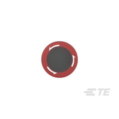 TE Connectivity Twist Release Illuminated Emergency Stop Push Button, Panel Mount, 16mm Cutout, 1NC, IP65