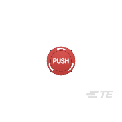 TE Connectivity Twist Release Emergency Stop Push Button, Panel Mount, 16mm Cutout, 1NC + 1NC, IP65