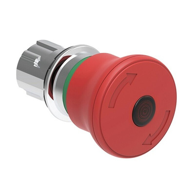 Lovato LPSBL66 Series Latching Emergency Stop Push Button, 22mm Cutout