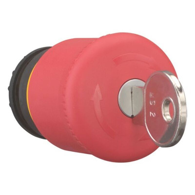 Eaton RMQ Titan M22 Series Key Release Emergency Stop Push Button, 22mm Cutout, IP69K